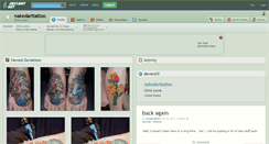 Desktop Screenshot of nakedarttattoo.deviantart.com