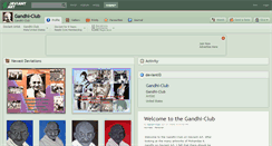 Desktop Screenshot of gandhi-club.deviantart.com