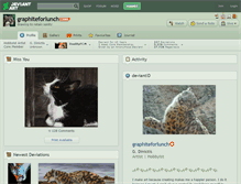 Tablet Screenshot of graphiteforlunch.deviantart.com