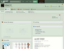 Tablet Screenshot of eclipse121.deviantart.com