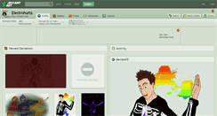 Desktop Screenshot of electrohurtz.deviantart.com