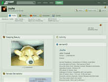 Tablet Screenshot of juuha.deviantart.com