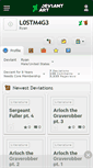 Mobile Screenshot of l0stm4g3.deviantart.com