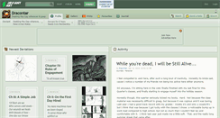 Desktop Screenshot of dracontar.deviantart.com