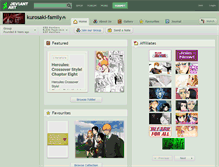 Tablet Screenshot of kurosaki-family.deviantart.com