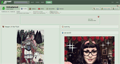 Desktop Screenshot of kicksatanout.deviantart.com