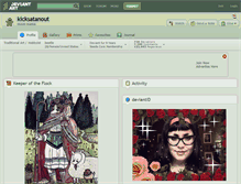 Tablet Screenshot of kicksatanout.deviantart.com