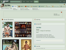 Tablet Screenshot of davidpp.deviantart.com