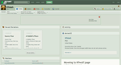 Desktop Screenshot of k9slash.deviantart.com