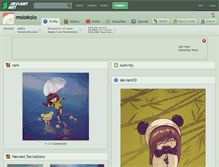 Tablet Screenshot of molokolo.deviantart.com