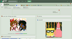 Desktop Screenshot of emoppnk.deviantart.com