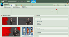 Desktop Screenshot of andrewtr.deviantart.com