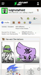 Mobile Screenshot of luiginotafraid.deviantart.com