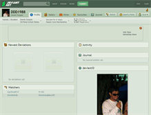 Tablet Screenshot of ddd1988.deviantart.com