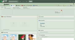 Desktop Screenshot of ben0067.deviantart.com