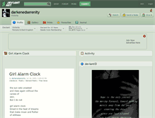 Tablet Screenshot of darkenedserenity.deviantart.com