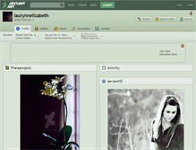 Tablet Screenshot of laurynnelizabeth.deviantart.com