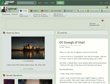 Tablet Screenshot of cplcrud.deviantart.com