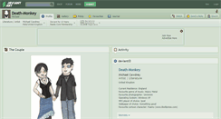 Desktop Screenshot of death-monkey.deviantart.com