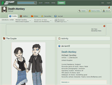 Tablet Screenshot of death-monkey.deviantart.com