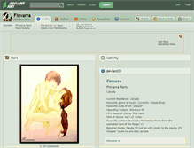 Tablet Screenshot of finvarra.deviantart.com