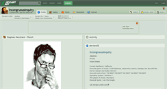Desktop Screenshot of incongruousinquiry.deviantart.com