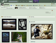 Tablet Screenshot of miniwyo.deviantart.com