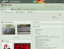 Tablet Screenshot of hell-angel.deviantart.com