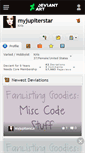Mobile Screenshot of myjupiterstar.deviantart.com