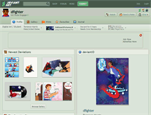 Tablet Screenshot of dfighter.deviantart.com