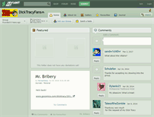 Tablet Screenshot of dicktracyfans.deviantart.com