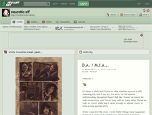 Tablet Screenshot of neurotic-elf.deviantart.com