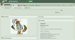 Desktop Screenshot of calebshalo.deviantart.com