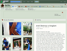 Tablet Screenshot of neoten.deviantart.com