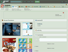 Tablet Screenshot of kmbnks.deviantart.com