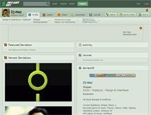 Tablet Screenshot of dj-maz.deviantart.com