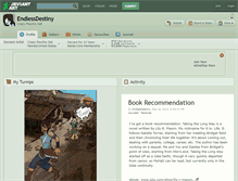 Tablet Screenshot of endlessdestiny.deviantart.com