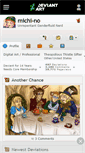 Mobile Screenshot of michi-no.deviantart.com