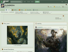 Tablet Screenshot of flowerzzxu.deviantart.com