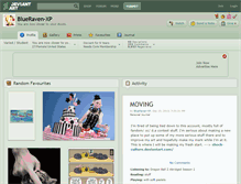 Tablet Screenshot of blueraven-xp.deviantart.com