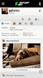 Mobile Screenshot of gafonics.deviantart.com