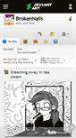 Mobile Screenshot of brokennails.deviantart.com