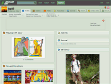 Tablet Screenshot of jsp85.deviantart.com