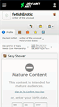 Mobile Screenshot of fetisherotic.deviantart.com