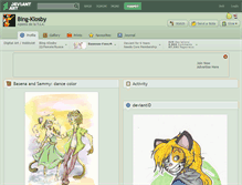 Tablet Screenshot of bing-klosby.deviantart.com