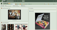Desktop Screenshot of crokittycats.deviantart.com