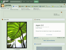 Tablet Screenshot of cvernhes.deviantart.com