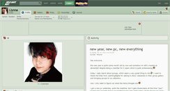 Desktop Screenshot of llynna.deviantart.com