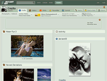 Tablet Screenshot of crazito.deviantart.com