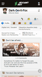 Mobile Screenshot of dark-devil-fox.deviantart.com